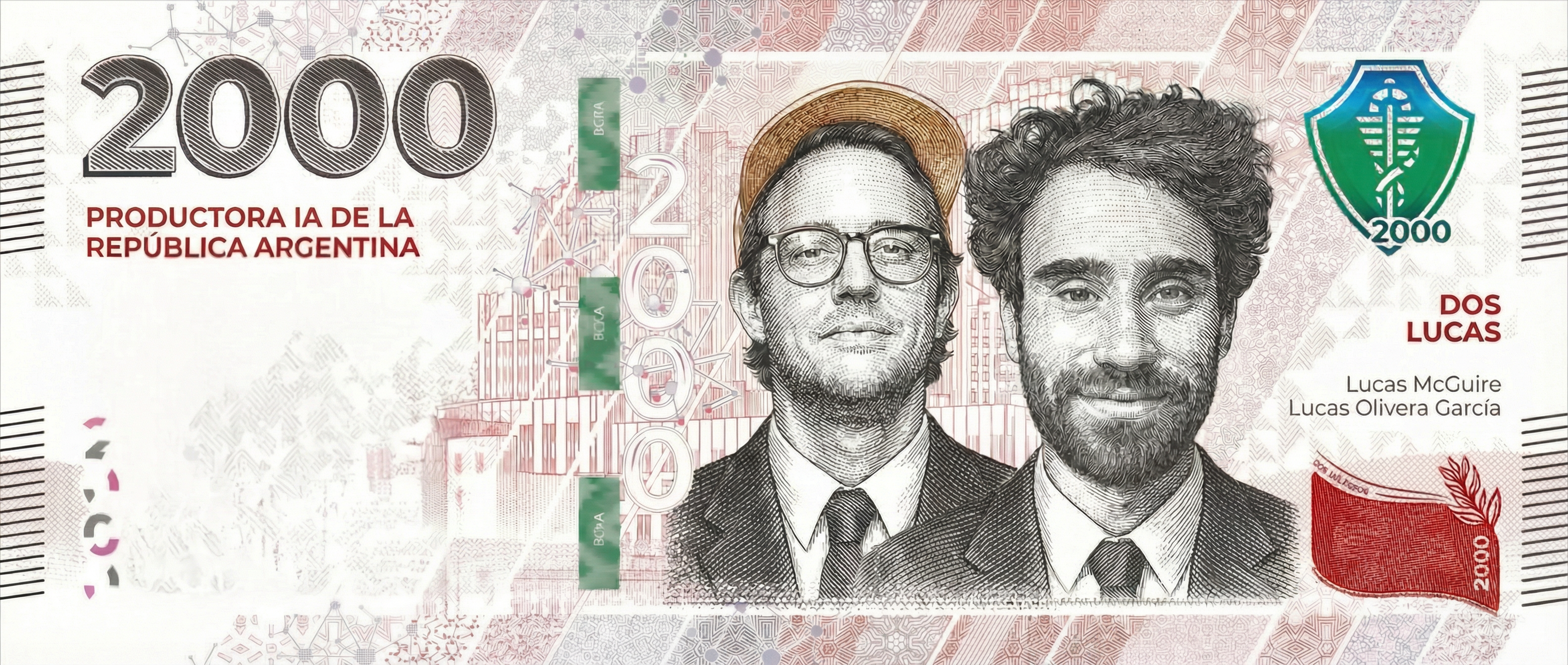 Dos Lucas — billete conmemorativo